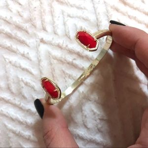 Kendra Scott Bracelet - Gold, Red